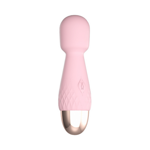 Mini Wand Massager in Silicone Morbido Massaggiatore Vibratore Clitorideo USB