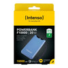 INTENSO POWER BANK F10000, PD, QUALCOMM QUICK CHARGE 3.0, DIGITAL PERCENTAGE DISPLAY, BLUE