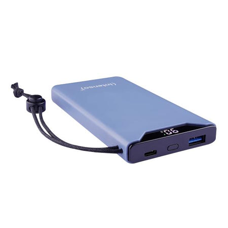 INTENSO POWER BANK F10000, PD, QUALCOMM QUICK CHARGE 3.0, DIGITAL PERCENTAGE DISPLAY, BLUE