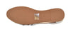 Frau ballerina ragnetto in pelle laminata argento 03X4