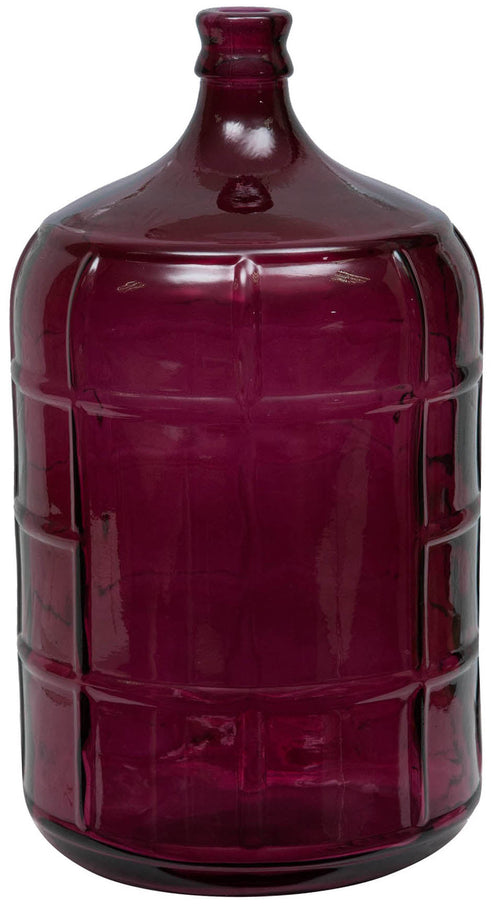 Biscottini Biscottini Boccione Vaso in Vetro Massiccio Colorato Rosso Arredo Casa