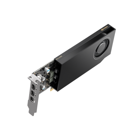 PNY VGA QUADRO RTX A400 4GB, 4x MINI DP, 1x ATX BRACKET, LOW PROFILE, OEM VERS