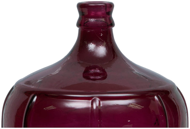 Biscottini Biscottini Boccione Vaso in Vetro Massiccio Colorato Rosso Arredo Casa