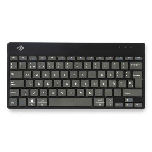 R-Go Tools RGOCOESWLBL tastiera Universale Bluetooth QWERTY Spagnolo Nero (R-Go Compact Break keyboard, - QWERTY [ES], bluetooth, black)
