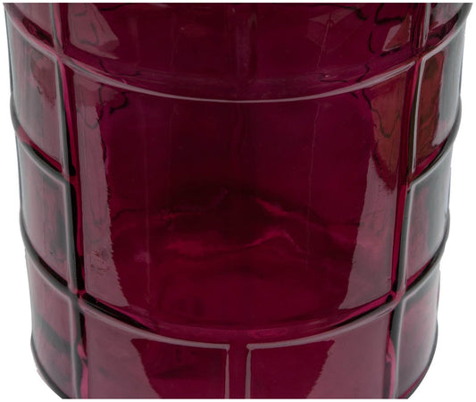 Biscottini Biscottini Boccione Vaso in Vetro Massiccio Colorato Rosso Arredo Casa