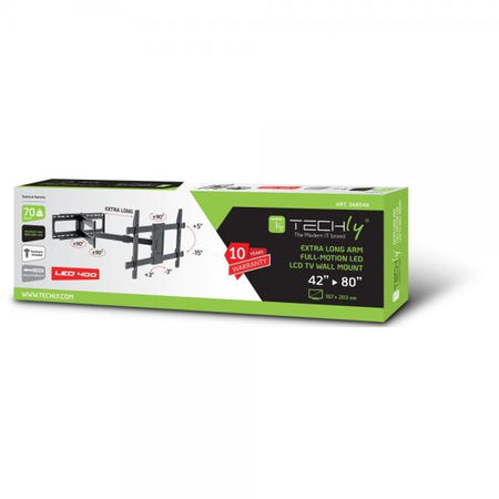 Supporto a Muro Extra Long Full Motion per TV 42-80''
