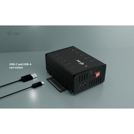 USB-C /USB-A Metal Charging + Data HUB, 15W Per Port, 10x USB-C