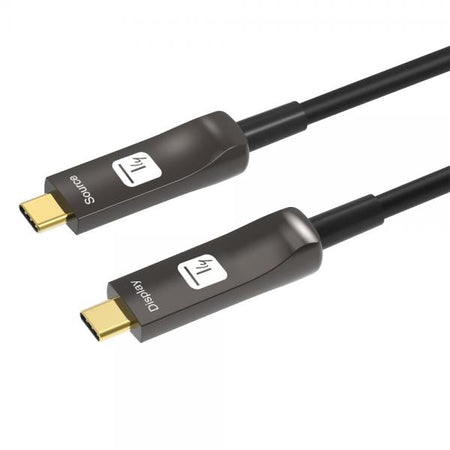 Cavo Audio/Video Ottico Attivo USB-C M/M AOC Fibra Ottica 4K 30m
