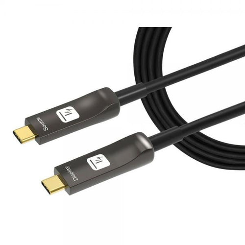 Cavo Audio/Video Ottico Attivo USB-C M/M AOC Fibra Ottica 4K 30m