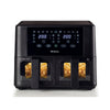 ARIETE AIRY FRYER DUAL BLACK (4631) - FRIGGITRICE AD ARIA - 9L - DOPPIO CESTELLO - TOUCH CONTROL - CESTELLO IN VETRO TRASPARENTE - TIMER 60 MIN - 2400W