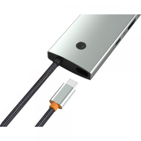 Docking Station Multifunzione Hub USB-C 6 in 1 con interruttore