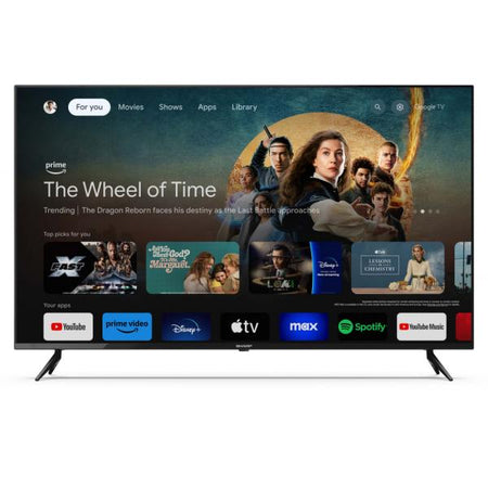 SHARP 50GL4060E - 50"" GOOGLE TV LED 4K - FRAMELESS - TV SAT CERTIFICATO - HDR - AUDIO HARMAN KARDON - BLACK - IT