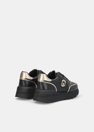 Liu Jo sneakers donna Amazing 25 in pelle black BF5049PX