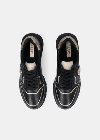 Liu Jo sneakers donna Amazing 25 in pelle black BF5049PX