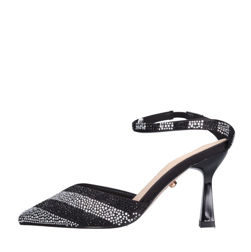 TWENTY FOUR HAITCH Scarpe con Tacco Nero da donna