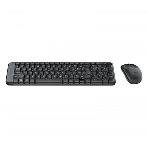 Logitech Wireless Combo MK220 tastiera Mouse incluso RF Wireless QWERTY International EER Nero