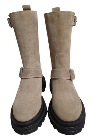 Hogan Stivali Beige da donna