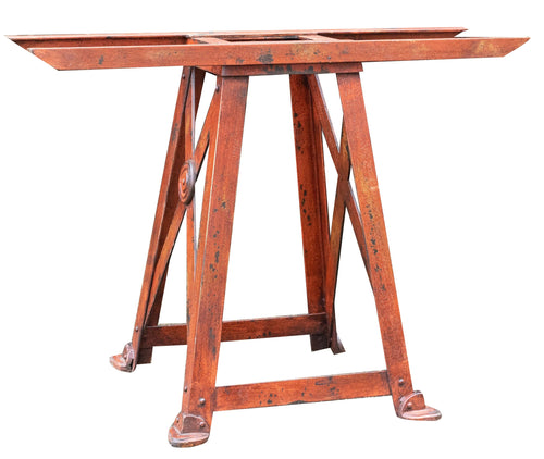 Biscottini Biscottini Base Tavolo ferro battuto forgiato 102x58x75 robusta resistente