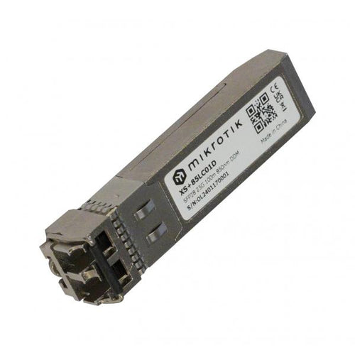 Mikrotik XS+85LC01D modulo del ricetrasmettitore di rete Fibra ottica 25000 Mbit/s SFP28 850 nm (MikroTik 1.25G SFP, 10G SFP+, 25G SFP28 Multi Mode Module - XS+85LC01D)