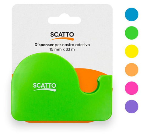 Nastro Adesivo Scotch 15x33mm Con Dispenser Scatto