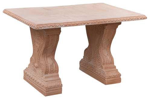 Biscottini Tavolo in Terracotta 100% Made in Italy interamente Lavorato a Mano realizzato