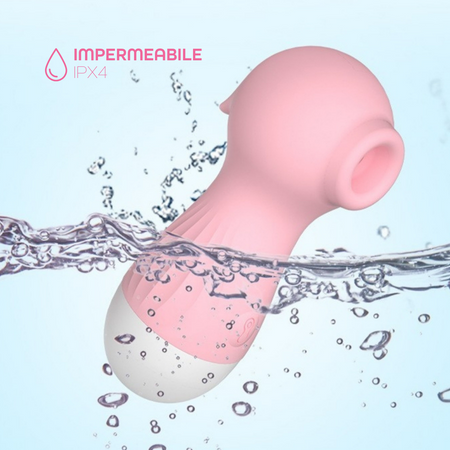 Succhia Clitoride Stimolatore Clitorideo a Suzione in Silicone Clit Sucker SexToy