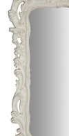 Biscottini SPECCHIERA DA PARETE IN LEGNO FINITURA BIANCA ANTICATA MADE IN ITALY
