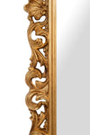 Biscottini SPECCHIERA DA PARETE IN LEGNO FINITURA FOGLIA ORO ANTICATO MADE IN ITALY