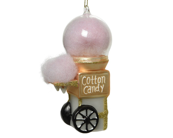 Pendaglio a forma di zucchero filato per albero decorazione natalizia da 14 cm