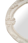 Biscottini SPECCHIERA DA PARETE IN LEGNO FINITURA BIANCA ANTICATA MADE IN ITALY