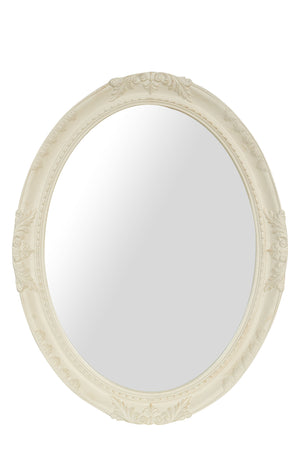 Biscottini SPECCHIERA DA PARETE IN LEGNO FINITURA BIANCA ANTICATA MADE IN ITALY