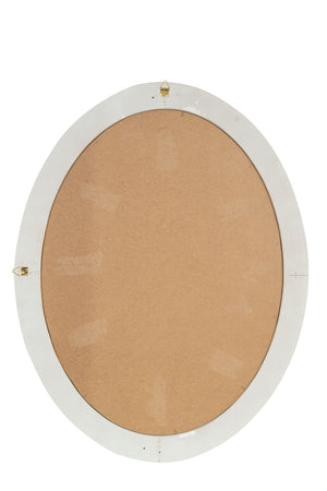 Biscottini SPECCHIERA DA PARETE IN LEGNO FINITURA BIANCA ANTICATA MADE IN ITALY