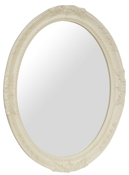 Biscottini SPECCHIERA DA PARETE IN LEGNO FINITURA BIANCA ANTICATA MADE IN ITALY