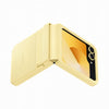 Samsung Galaxy Z Flip6 Kindsuit Case Gialla (SAM Z Flip6 Faux Leather Case Yellow)