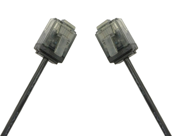 Cavo di rete Patch in Rame Ultra Slim Cat.6 Nero UTP 1,5 m