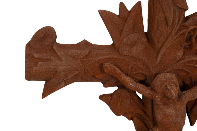 Biscottini Biscottini Croce Ghisa Antica Finitura Ruggine Naturale Replica Artigianale