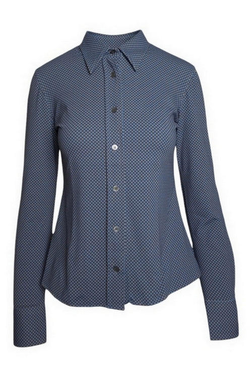 Caliban Camicie Blu/marrone da donna