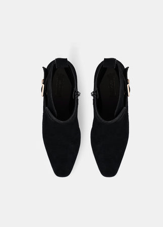 Liu Jo stivaletti Laila 01 in suede black SF5017PX