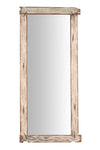 Biscottini Specchio da parete in legno massello Specchiera vecchio riciclato Offerta