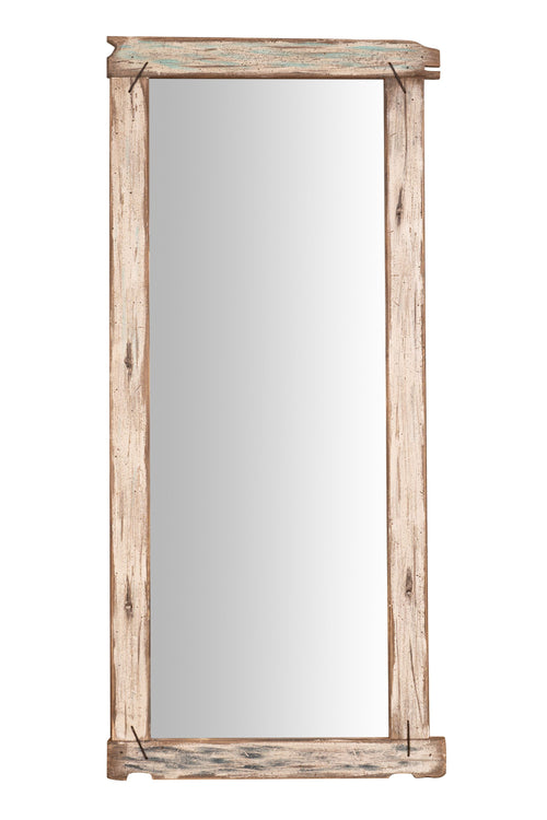 Biscottini Specchio da parete in legno massello Specchiera vecchio riciclato Offerta