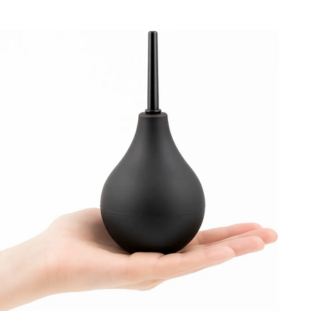 Doccia Anale in Silicone con Punta Rimovibile Clistere Peretta per Pulizia Ano