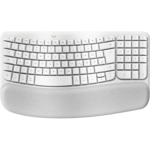 Logitech Wave Keys for Mac tastiera Casa/ufficio Bluetooth QWERTZ Tedesco Bianco