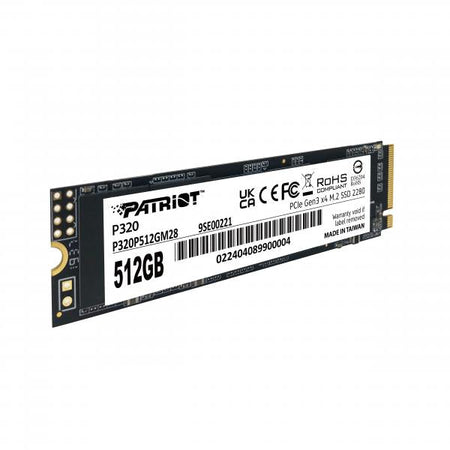 PATRIOT SSD P320 512GB M.2280 PCI-E R/W 3000/2200MB/S