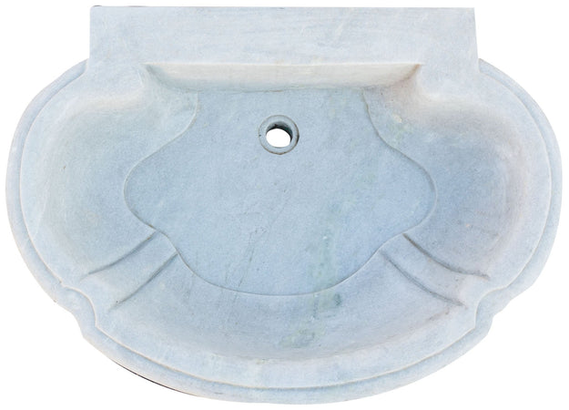 Biscottini Vasca in marmo bianco L80xPR57xH16 cm