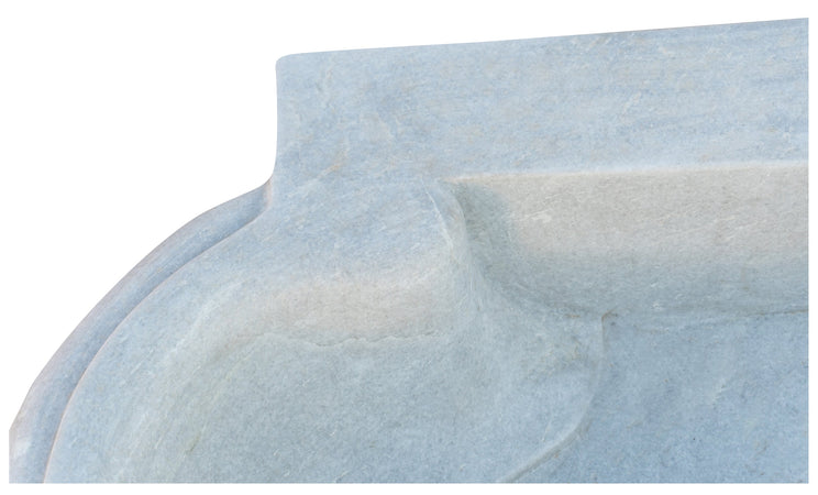 Biscottini Vasca in marmo bianco L80xPR57xH16 cm