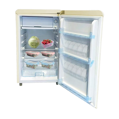 Dcg Frigo Monoporta Linea Retro' 100lt E Crema Mf100c
