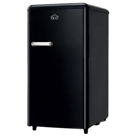 Dcg Frigo Monoporta Linea Retro' 100lt E Nero Mf100b