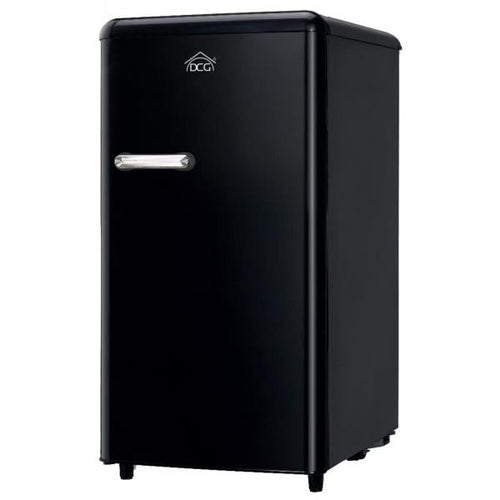 Dcg Frigo Monoporta Linea Retro' 100lt E Nero Mf100b