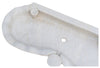 Biscottini Vasca smerlata in marmo bianco L120xPR56xH15 cm