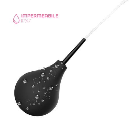 Doccia Anale in Silicone con Punta Rimovibile Clistere Peretta per Pulizia Ano